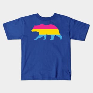 Pride Animals- Pansexual Bear Kids T-Shirt